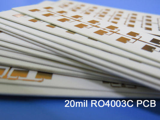 RF 애플리케이션을 위한 채워진 PCB 낮은 DK 를 경유하는 RO4003C