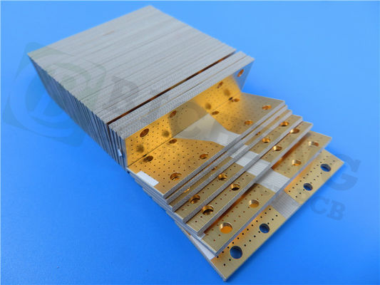 20밀리 듀얼 사이드 1온스 구리 몰입 은 PCB 보드 RT / Duroid 6035HTC