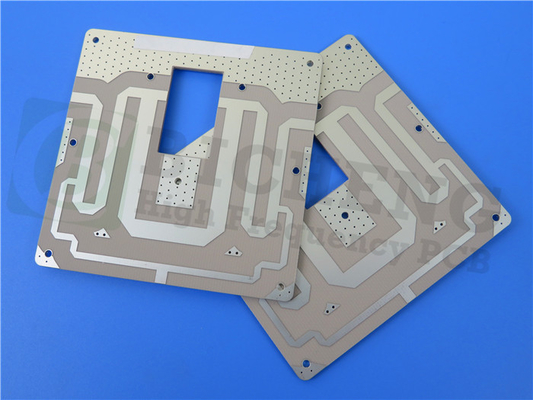 RO3206 High Frequency PCB Built on 25mil 0.635mm Substrate with Double Sided Copper and Immersion Silver
