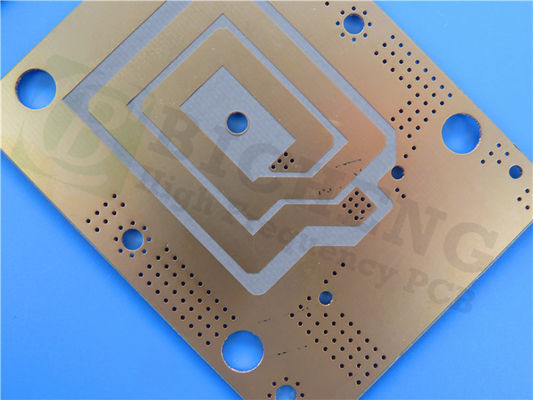 듀얼 레이어 1온스 베어 구리 RF PCB 보드 20밀리 RF-30A