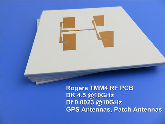 RF 및 마이크로 웨이브를 위한 TMM4 몰입 금 PCB
