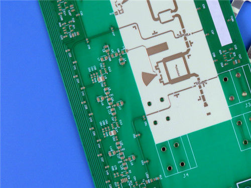 4층 하이브리드 PCB 10밀리 RO4350B 및 높은 Tg FR-4 물질