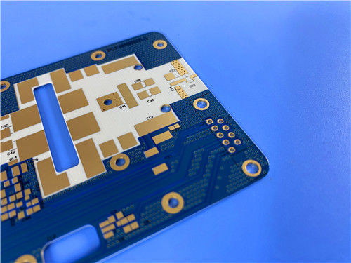 RF-60A PCB 2층 25mil 두꺼운 검은색 실크스크린 몰입 금