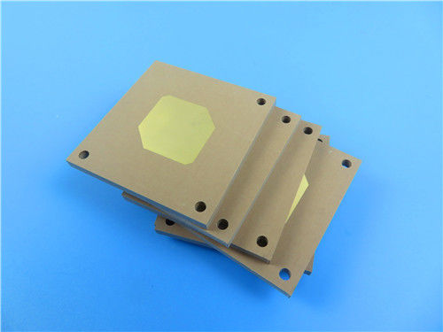 이중층 1.6mm TMM4 PCB 은과 금 접착