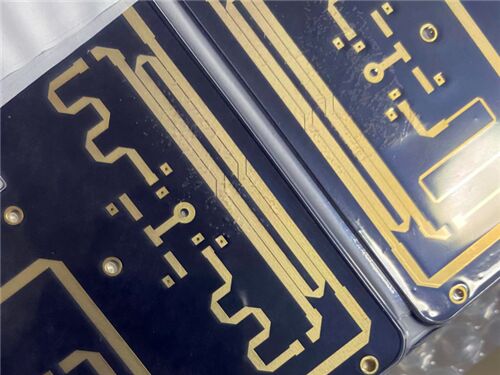 10mil RT duroid 5880 및 고 TG -FR4 재료를 사용한 4층 하이브리드 PCB
