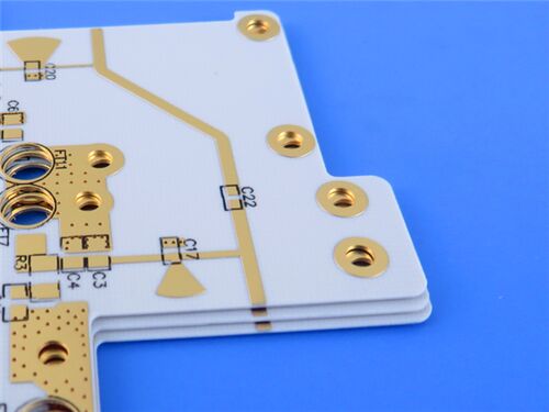 Rogers RO4835 PCB 6.6mil 2층 20um 비아 도금 고주파