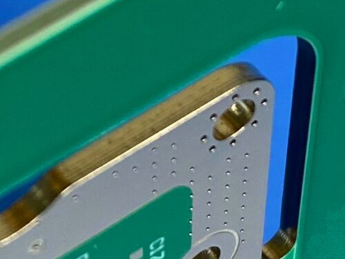 블라인드 비아, 엣지 플레이팅, ENIG 마감 처리된 다층 PCB TC350