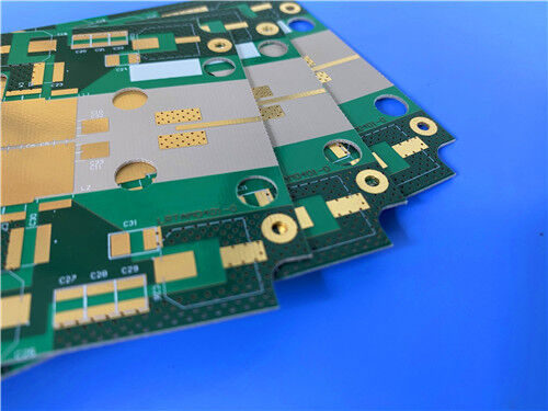 2L TRF-45 PCB 32mil 물질 녹색 솔더 마스크 몰입 금