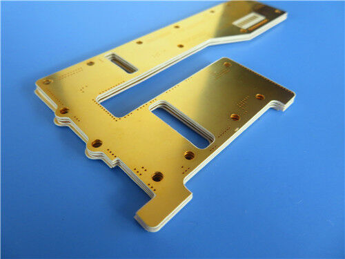 2층 로저스 TMM13i PCB 0.6mm 두께 무광 금 도금