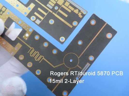 Rogers RT/Duroid 5870 White Silkscreen 0.4mm High Frequency PCB Design OSP Surface Finish PCB