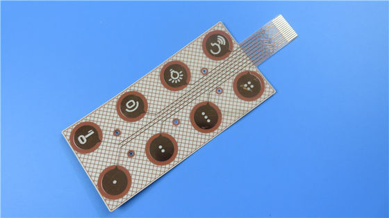 0.06mm PET 투명 유연 PCB 몰입 금 표면 마무리