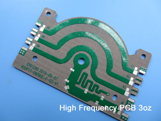 HASL Lead Free 1up PTFE PCB Board 1.5mm PTFE Plate