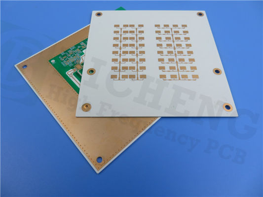 친절한 고주파 RO4350B 매트 검정 RF PCB 널 Eco