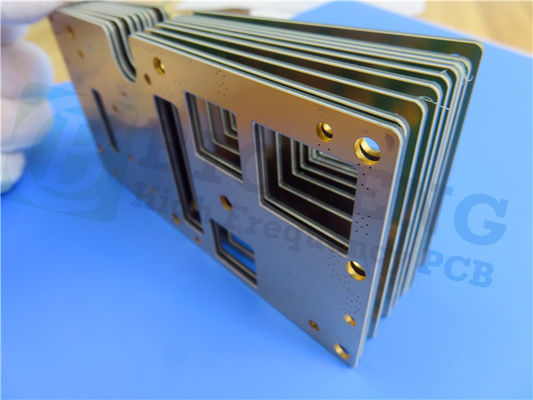 1.7mm 62 밀리 RT/Duroid 5880 쌍면 PCB 몰입 금