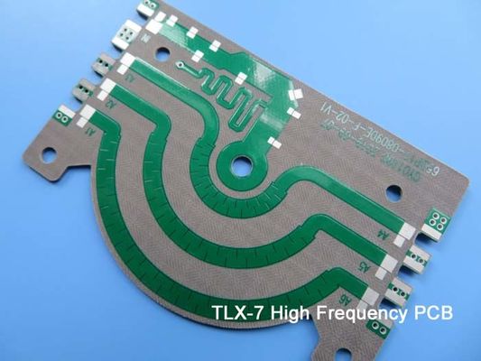 1온스 타코닉 TLX-7 그린 솔더마스크 50 밀리 RF PCB 2층 회로