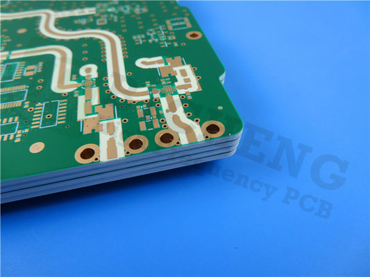 몰입 금 맞춤형 PCB 2L RO3210 25mil
