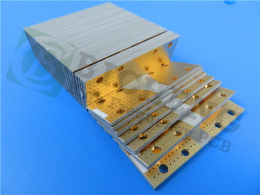 RO3010 2층 2.7mm RF PCB 고온 공기 용접 수준