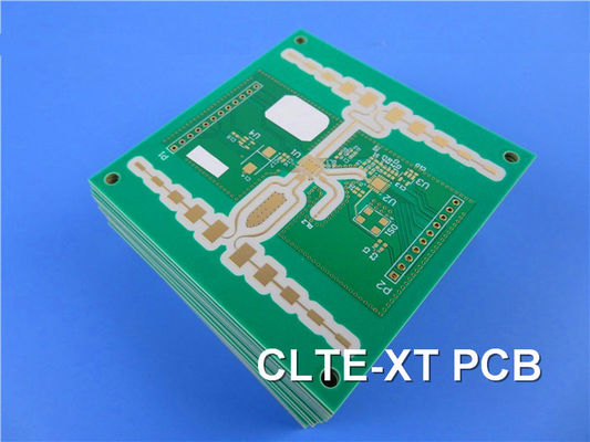 RF PCB 30ml CLTE-XT 라미네이트 블랙 솔더마스크 몰입 진