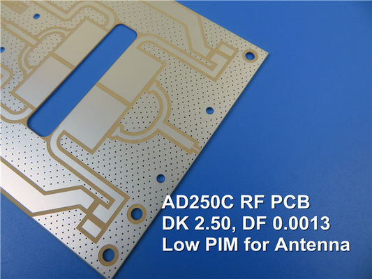 30밀리 AD250C 쌍면 PCB 몰입 금화