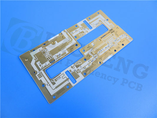 10mil RT 디루오이드 6035HTC PCB 이중층 검은색 실크스크린 몰입 금