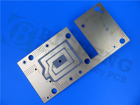 10mil RT 디루오이드 6035HTC PCB 이중층 검은색 실크스크린 몰입 금