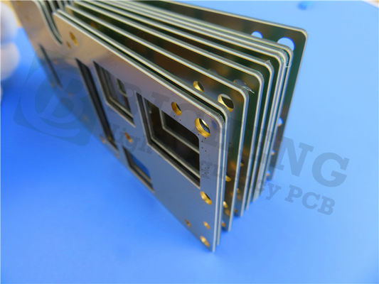 RF 및 마이크로 웨브 애플리케이션을 위해 몰입 은 25mil TMM3 PCB