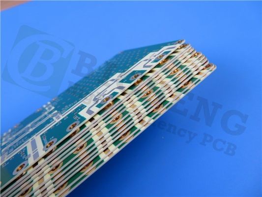 로저스 RO3203 PCB 20 밀리 그린 솔더마스크 몰입 틴