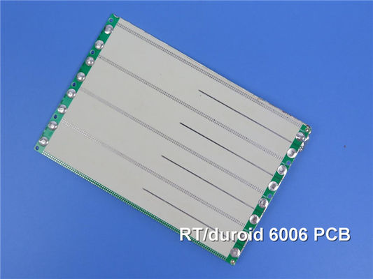 NT1 듀로이드 6006 PCB 10 밀리 0.254mm 2층 압축 금