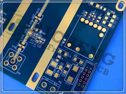 RO4003C 및 S1000-2M 재료의 하이브리드 PCB 6층 1.1mm 두께