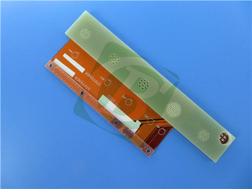 2-레이어 0.22mm 플렉시블 PCB, FR-4 보강재, 2OZ 구리