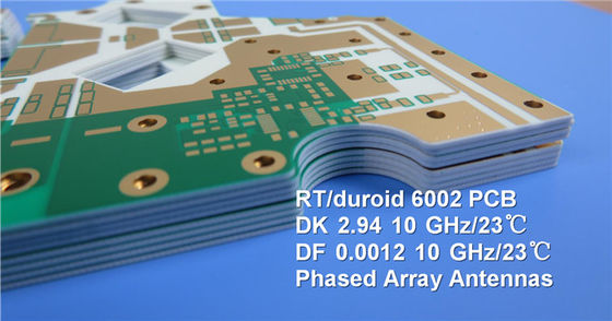 20mil Rogers 6002 PCB HASL 무연 PCB UL 94-V0 양면 회로 기판