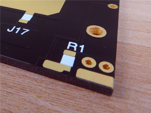 F4BTM350 PCB 2L Wangling 120mil 기판 블랙 솔더 마스크