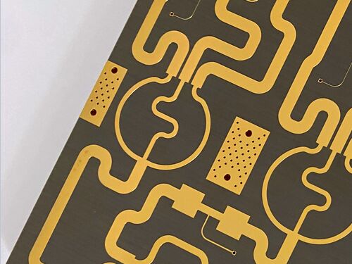 TLY-5 RF PCB 10mil 2층 Immersion Gold 마감