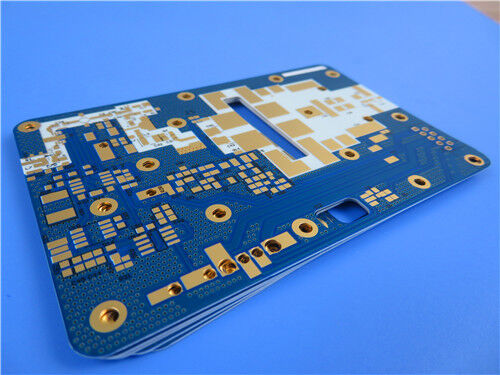 2층 RO4730G3 PCB 20mil 두께 파란색 솔더 마스크 흰색 실크스크린