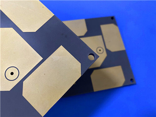 2층 F4BM245 PCB 0.6mm 몰입 금 고주파 RF 회로판