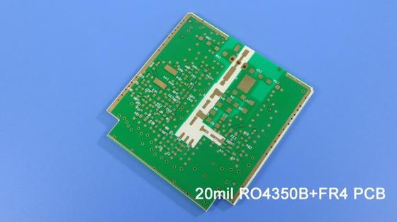 RO4350B 및 FR4, RT duroid 5880 재료에 대한 하이브리드 PCB
