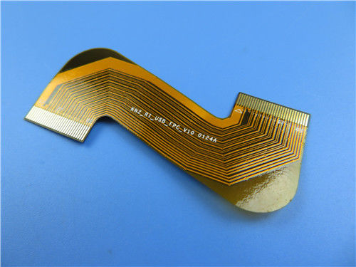2층 F4BM245 PCB 0.6mm 몰입 금 고주파 RF 회로판