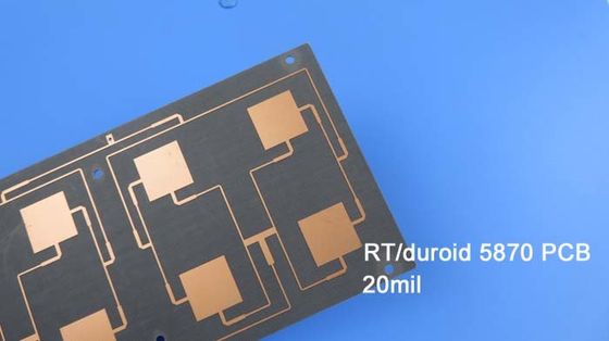 로저스 5870 다층 UL 로저스 PCB 보드 유리 마이크로 섬유 강화 PTFE