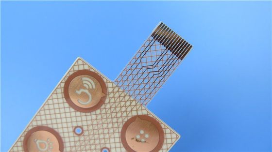 0.06mm PET 투명 유연 PCB 몰입 금 표면 마무리