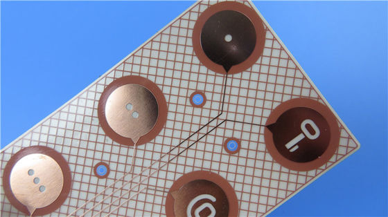 0.06mm PET 투명 유연 PCB 몰입 금 표면 마무리