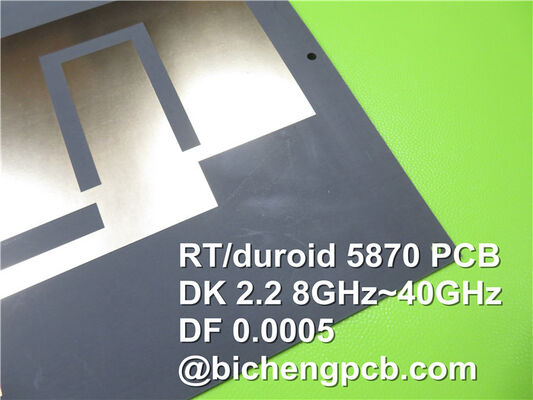 로저스 5870 다층 UL 로저스 PCB 보드 유리 마이크로 섬유 강화 PTFE