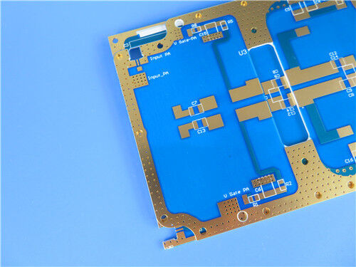 10mil Rogers CuClad 250 PCB 침수 금 마감 Low-Dk