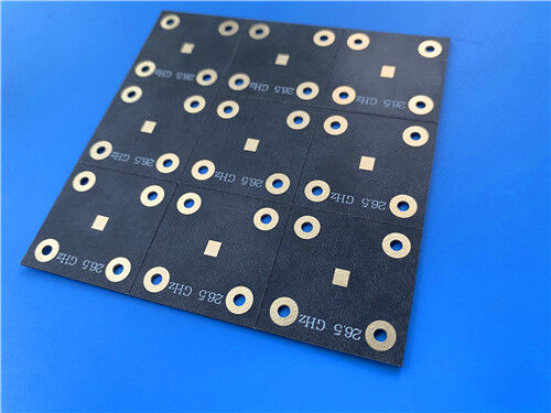 2층 타코닉 TLX-6 PCB 0.2mm 몰입 금 안테나 PCB