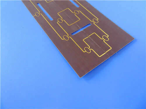 2층 F4BTMS300 PCB 5밀 고주파 기판 ENIG 마감