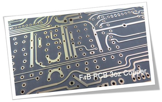 고주파 PCB는 1.5 밀리미터 이중 레이어 PTFE (테플론) 무거운 구리 회로판을 토대로 했습니다