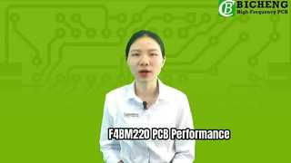 1.0mm F4BM220 기반의 2층 PCB