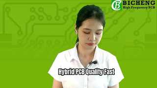 6L 하이브리드 PCB 10mil RO4350B + FR-4