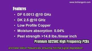 AD250C 고주파 PCB