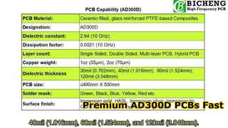 AD300D 고주파 PCB