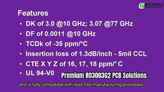 RO3003G2 고주파 PCB